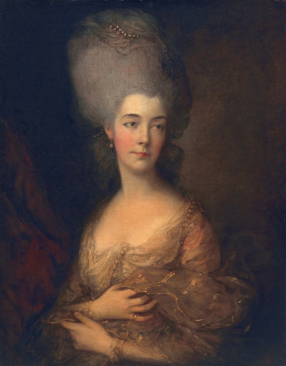 ऐनी, डचेस ऑफ कंबरलैंड, c.1777 द्वारा थॉमस गेन्सबोरो