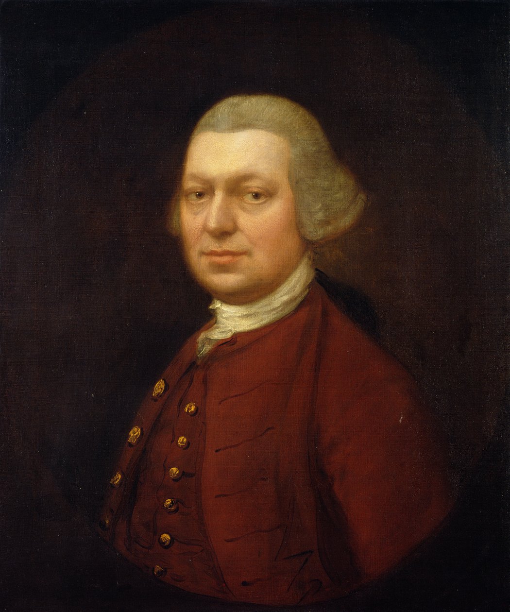 जॉन जोशुआ किर्बी का पोर्ट्रेट (1716-74) c.1764 द्वारा थॉमस गेन्सबोरो