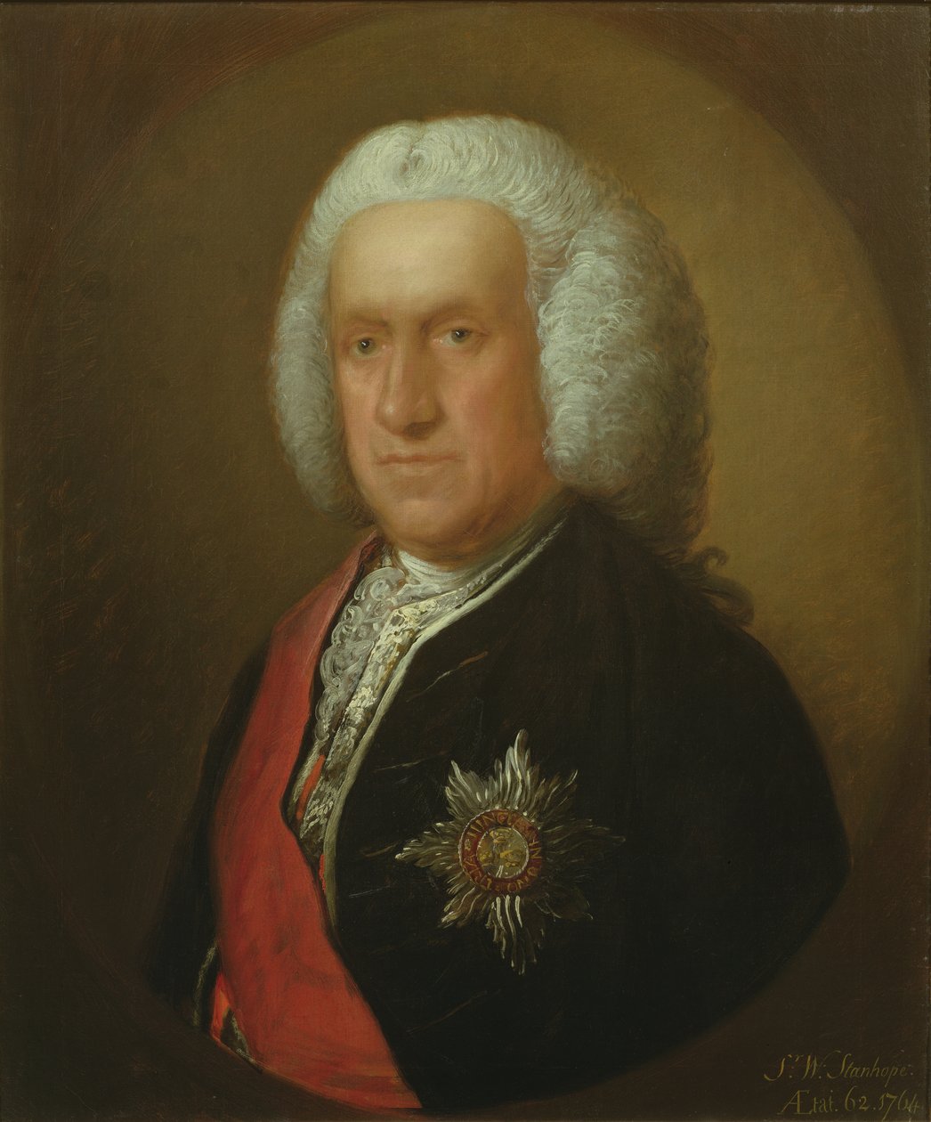 विलियम स्टैनहोप का पोर्ट्रेट, 1764 द्वारा थॉमस गेन्सबोरो