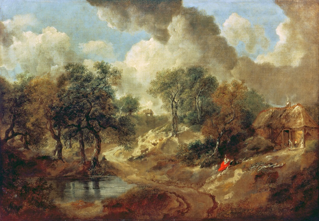 सफ़ोक लैंडस्केप, 1748 द्वारा थॉमस गेन्सबोरो
