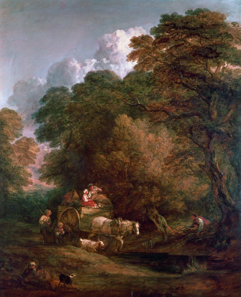 द मार्केट कार्ट, 1786 द्वारा थॉमस गेन्सबोरो
