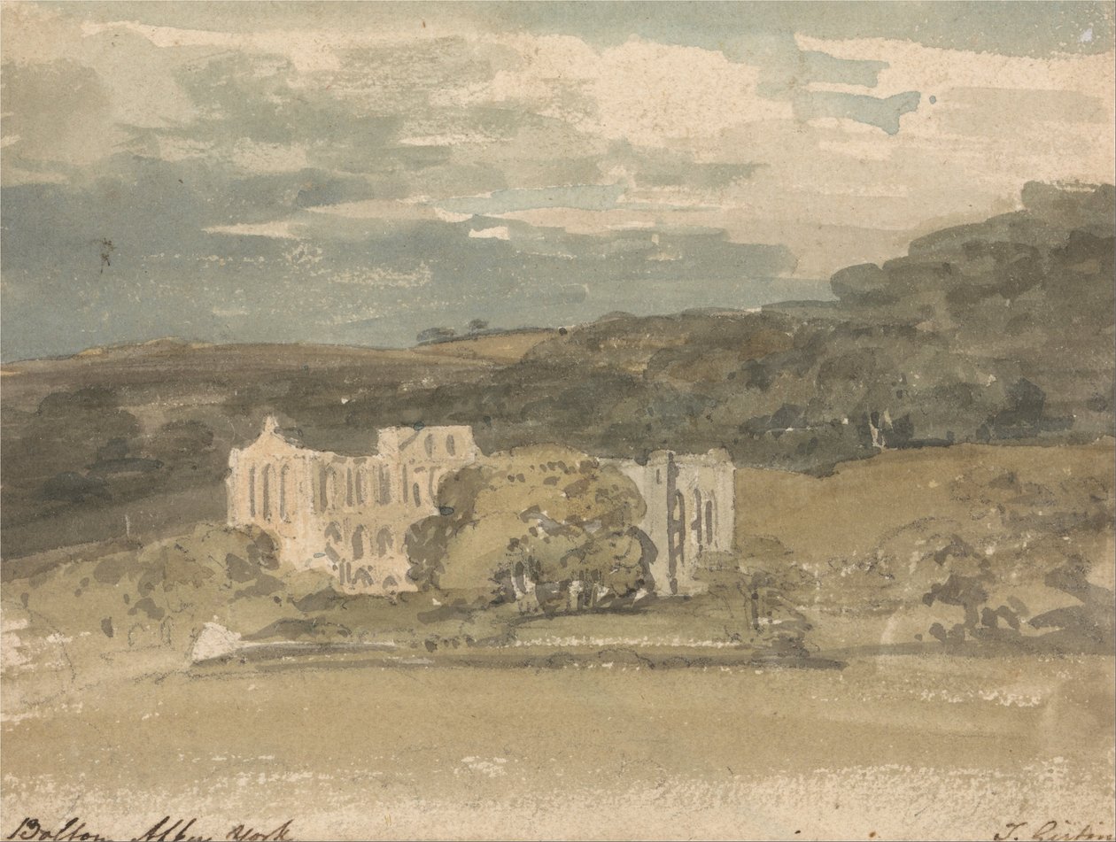Rievaulx Abbey, यॉर्कशायर द्वारा थॉमस गिर्टिन