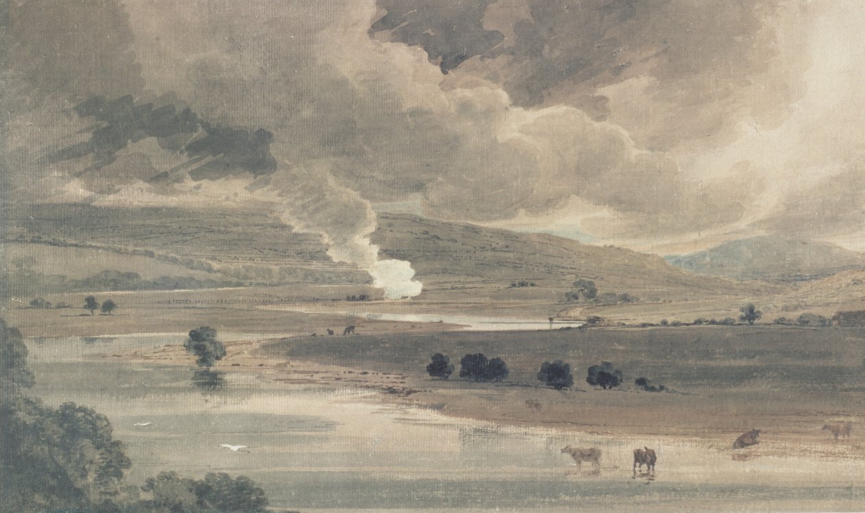 नदी घाट, 1801 द्वारा थॉमस गिर्टिन