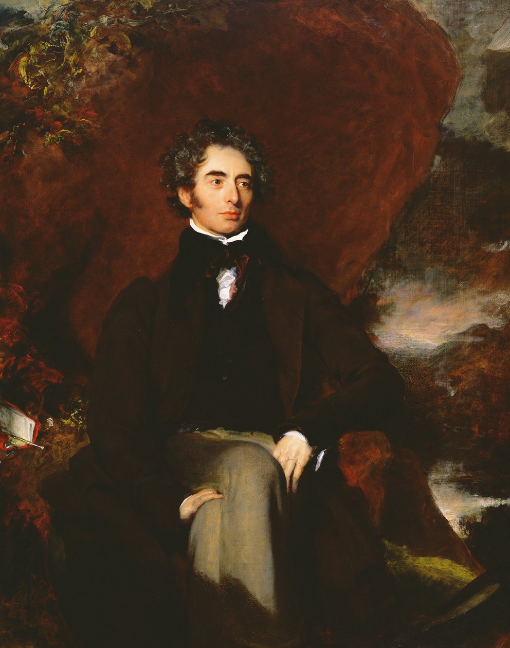 रॉबर्ट साउथी (1774-1843) अंग्रेजी कवि और पत्रों के आदमी के चित्र द्वारा थॉमस लॉरेंस