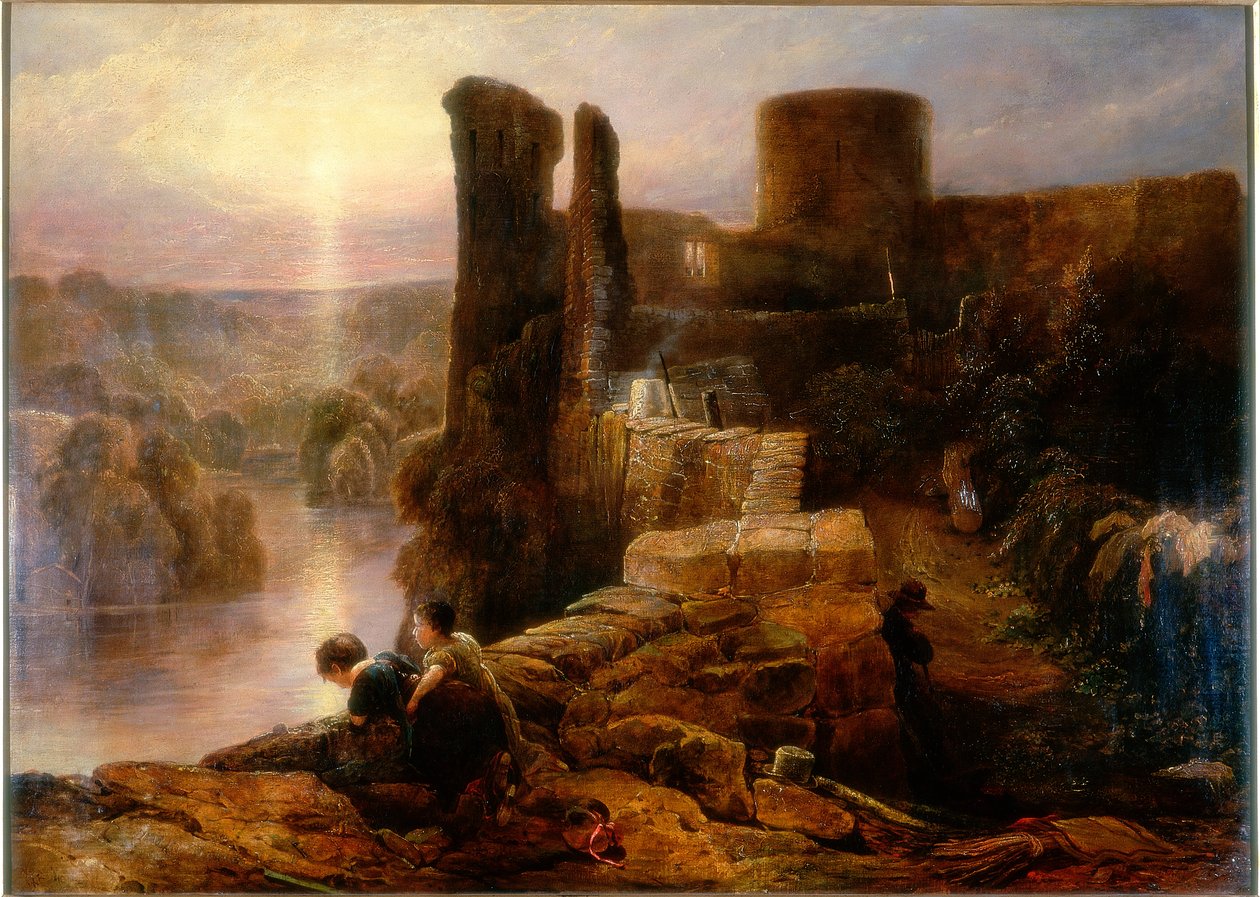बरनार्ड कैसल, काउंटी डरहम, c.1826 द्वारा थॉमस माइल्स रिचर्डसन