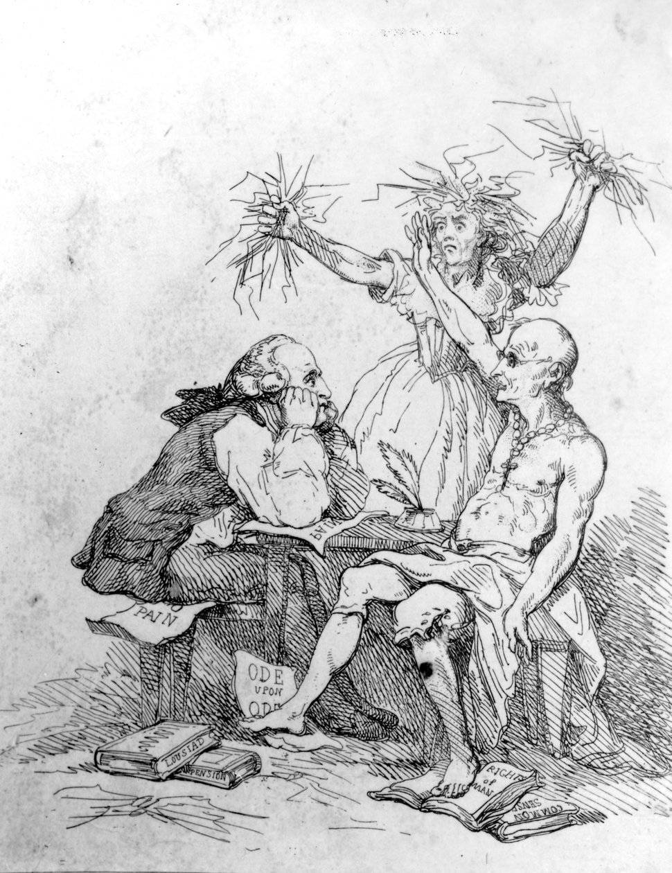 बेथलहम में एक झलक, c.1793 द्वारा थॉमस रोलैंड्सन