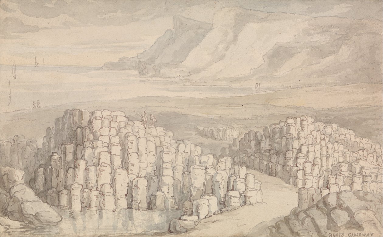 जायंट कॉजवे, एंट्रीम, आयरलैंड। द्वारा थॉमस रोलैंड्सन