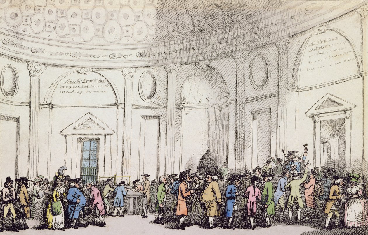बैंक, 1792 द्वारा थॉमस रोलैंड्सन