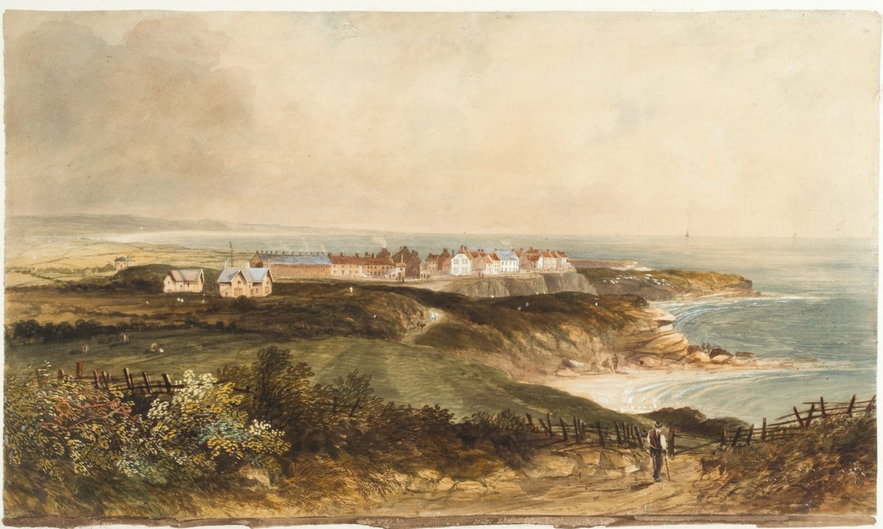 Cullercoats (बॉडी कलर, पेंसिल और wc कागज पर) द्वारा थॉमस थॉर्प