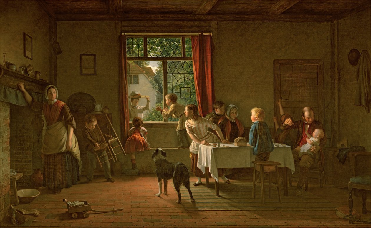 रोस्ट पिग, 1862 द्वारा थॉमस वेबस्टर