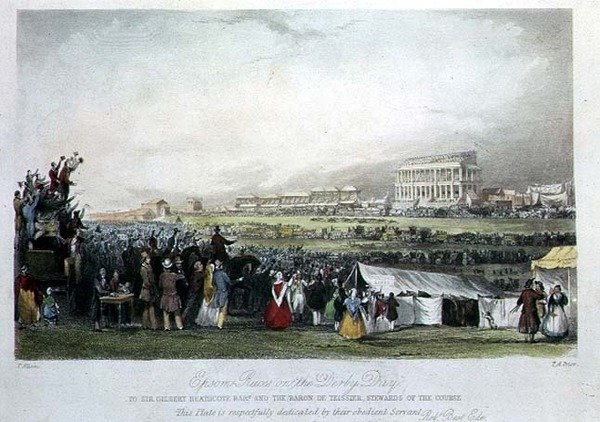 डर्बी दिवस, 1841 पर एप्सोम दौड़ द्वारा थॉमस एलोम