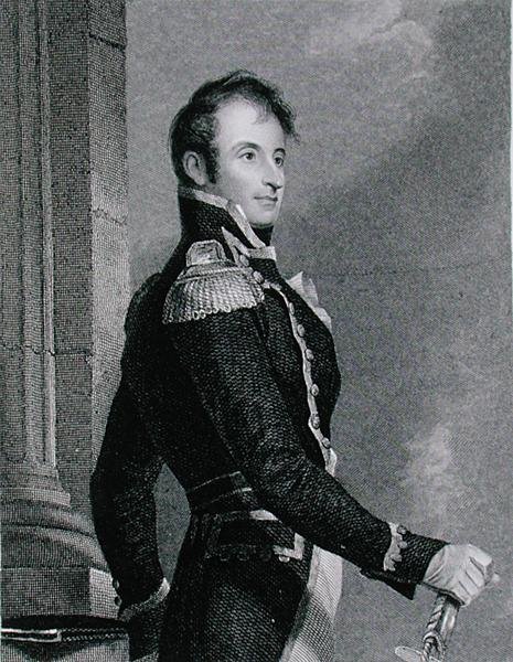 जेम्स हेरिंग (1794-1867) (उत्कीर्णन) द्वारा मूल की एक प्रति के बाद आशेर ब्राउन डूरंड (1796-1886) द्वारा उकेरी गई स्टीफन डीकैचर (1779-1820) द्वारा थॉमस (बाद में) सुली