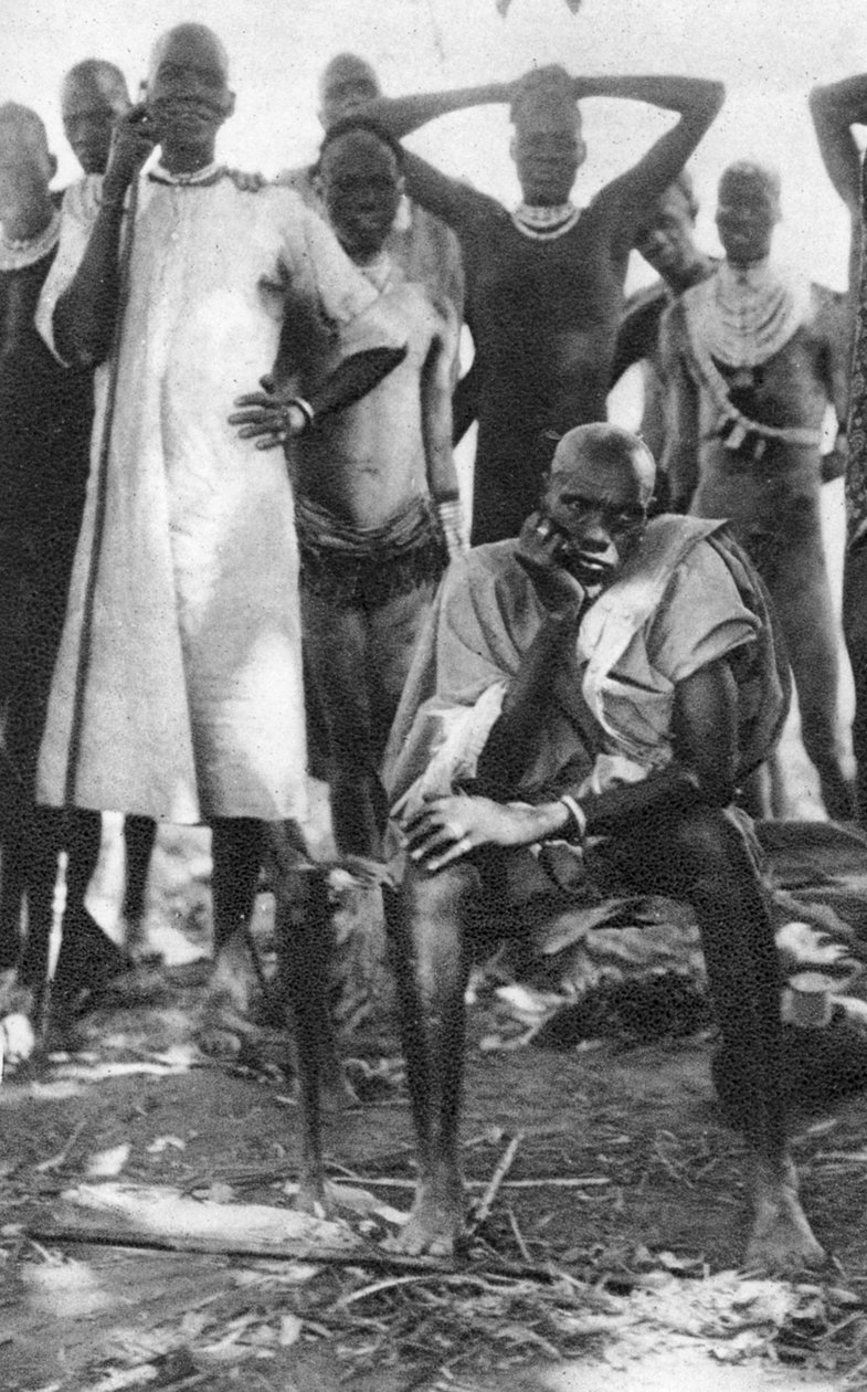 नुआन एटोजियन, बह्र एल अरब, सूडान, 1925 1927 द्वारा थॉमस ए। ग्लोवर