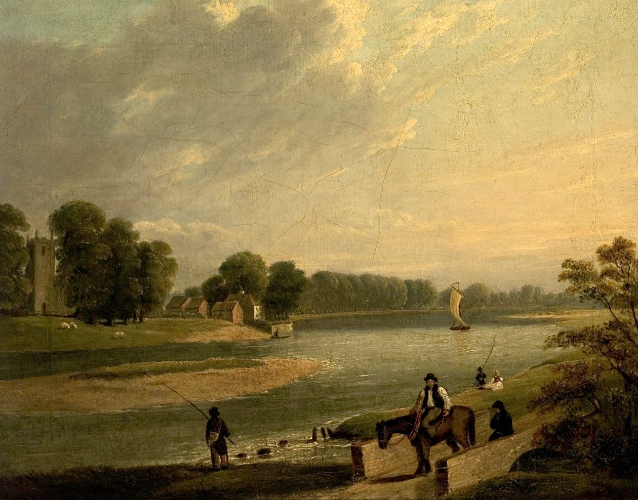 द ट्रेंट एट विलफोर्ड, 1840 द्वारा थॉमस नाई