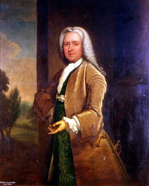 डेन्ज़िल सकिंग का पोर्ट्रेट (d.1744) (तेल) द्वारा थॉमस बार्डवेल
