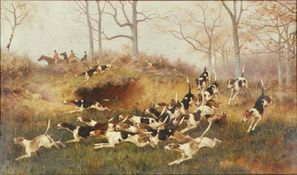 फुल क्राई में, c.1880 (कैनवास पर तेल) द्वारा थॉमस ब्लिंक्स