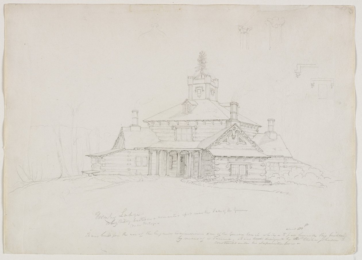 हॉर्बी लॉज, 1839 द्वारा थॉमस कोल