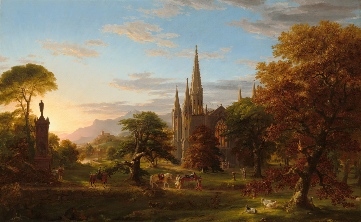 द रिटर्न, 1837। द्वारा थॉमस कोल