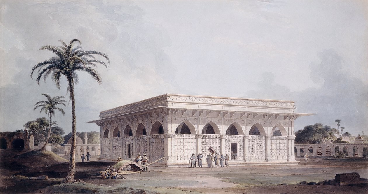 The Chaunsath Khamba Nizamuddin, Delhi,  द्वारा थॉमस डेनिएल