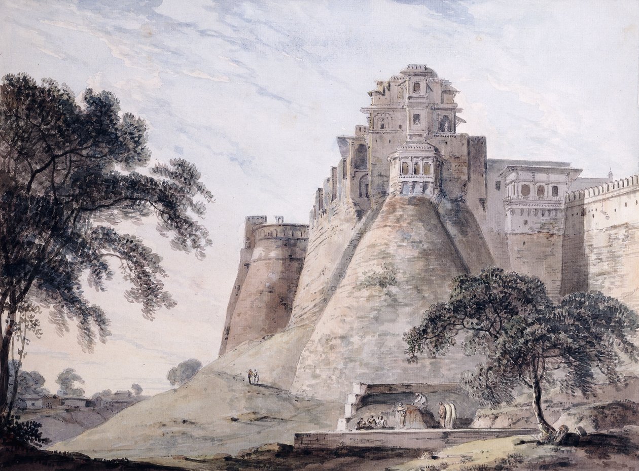 View of the Fort, Jaunpur, Uttar Pradesh,  द्वारा थॉमस डेनिएल