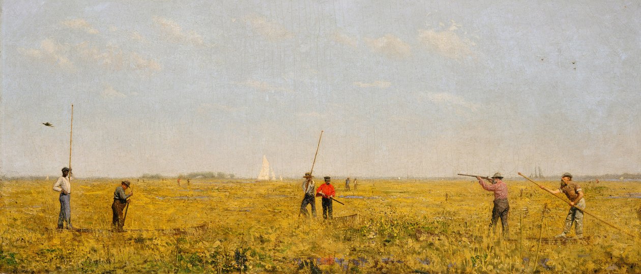 रेल के लिए धक्का, 1874 द्वारा थॉमस एकिंस