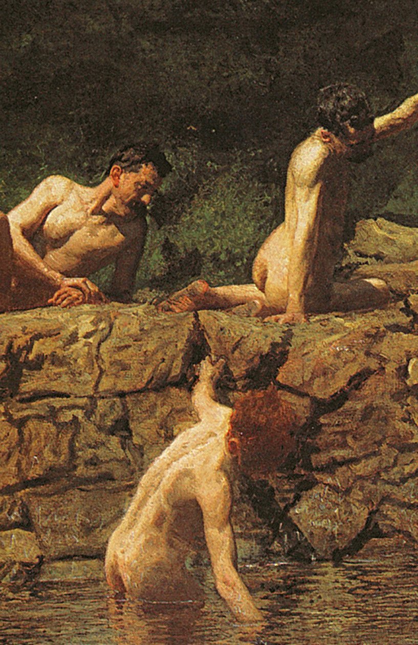 स्विमिंग होल, 1885 द्वारा थॉमस एकिंस