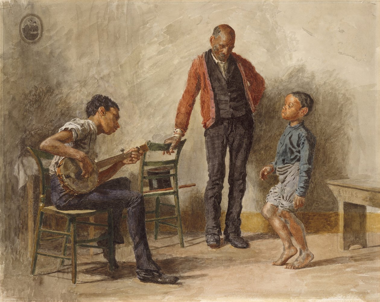 द डांसिंग लेसन, 1878। द्वारा थॉमस एकिंस