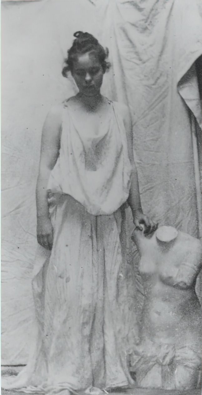 एंटीक कास्ट के साथ वेडा कुक, सी। 1892. द्वारा थॉमस एकिंस