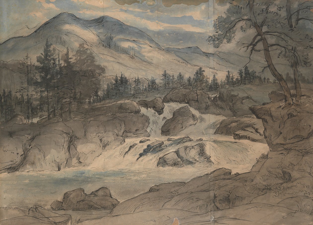 लेब्रो फॉल्स, 1824-42। द्वारा थॉमस फर्नले