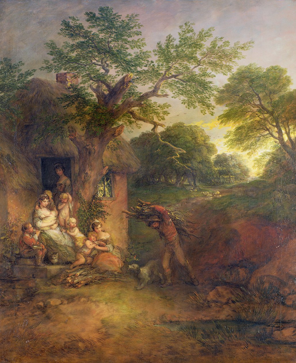 वुडकटर होम, c.1780 द्वारा थॉमस गेन्सबोरो