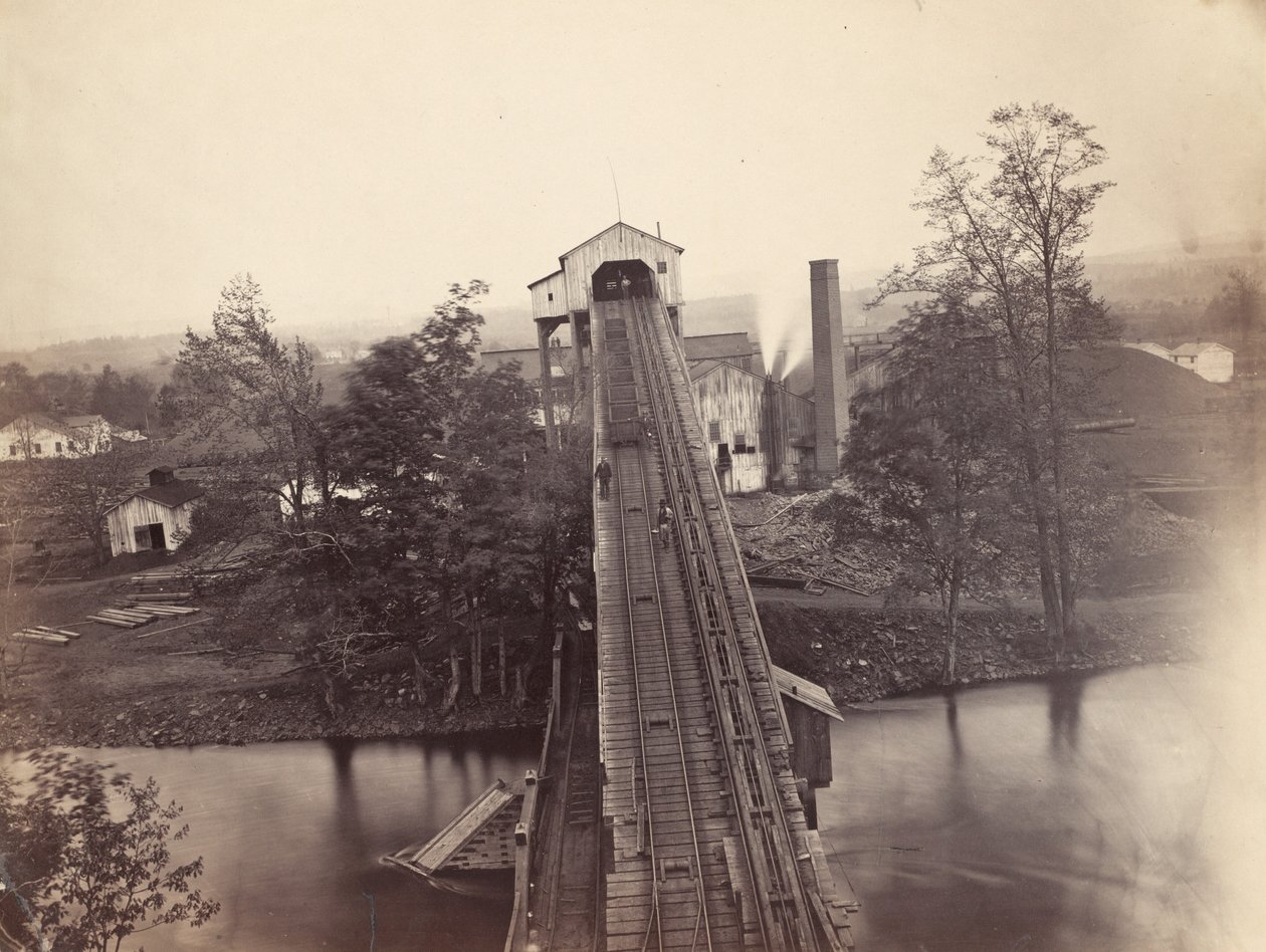 वॉन स्टॉर्च ब्रेकर, डेल एंड हडसन कैनाल कंपनी, सी। 1863-1865। द्वारा थॉमस एच जॉनसन