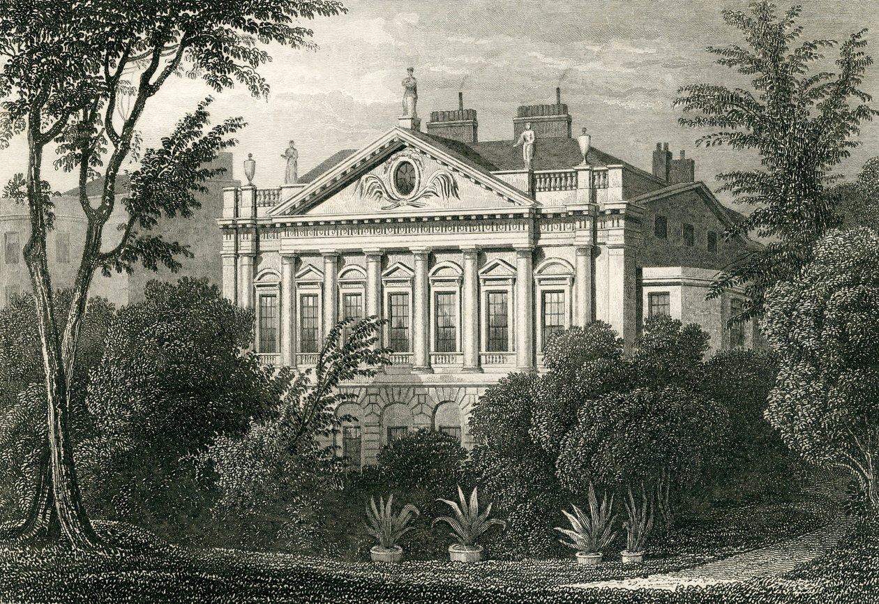 अर्ल स्पेंसर हाउस, ग्रीन पार्क, 1829 द्वारा थॉमस होसमर शेफर्ड
