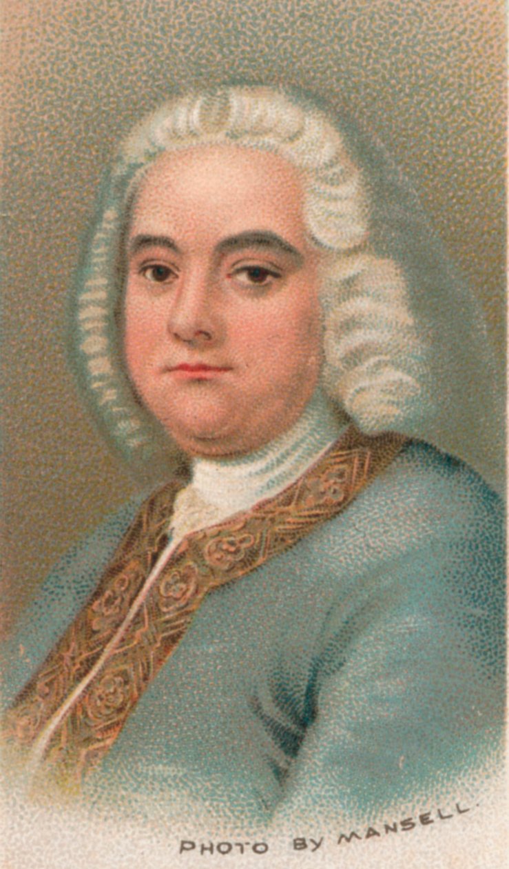 जॉर्ज फ्राइडरिक हैंडेल 1685-1759, जर्मन में जन्मे ब्रिटिश संगीतकार, 1911 द्वारा थॉमस हडसन