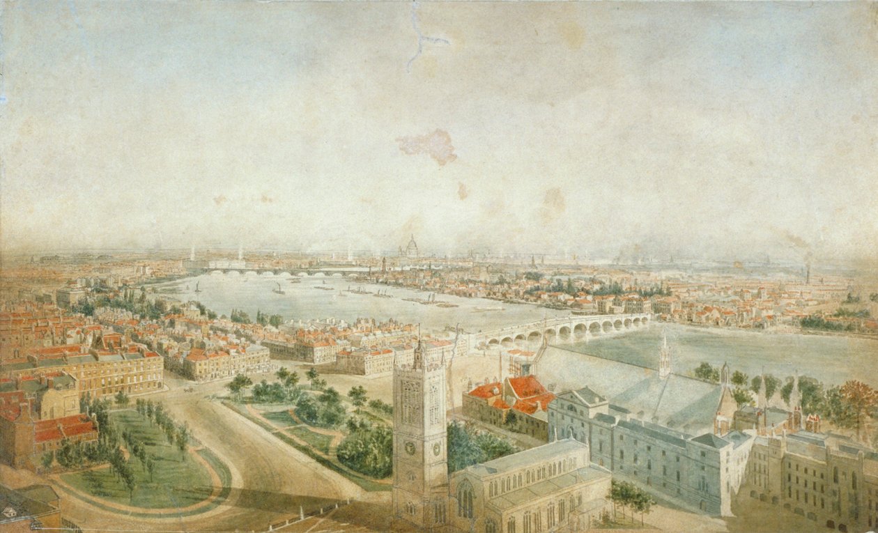 वेस्टमिंस्टर, लंदन, c1830 द्वारा थॉमस किरेन