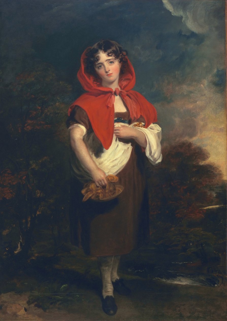 एमिली एंडरसन: लिटिल रेड राइडिंग हूड, c.1821 द्वारा थॉमस लॉरेंस