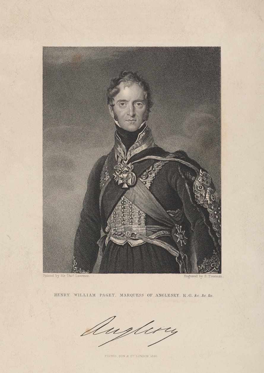 ; हेनरी विलियम पेजेट, मार्क्लेस ऑफ एंगलसी केजी , 1846 द्वारा थॉमस लॉरेंस
