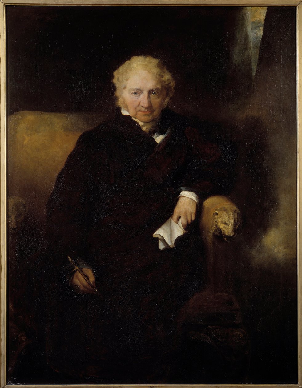 चित्रकार हेनरी फुसली (या फुसेली) (1741-1825) का चित्र सर थॉमस लॉरेंस द्वारा चित्रकारी (1769-1830) 19वीं सदी का सूर्य। 1042x1,09 मीटर बेयोन, मुसी बोनाटा द्वारा थॉमस लॉरेंस