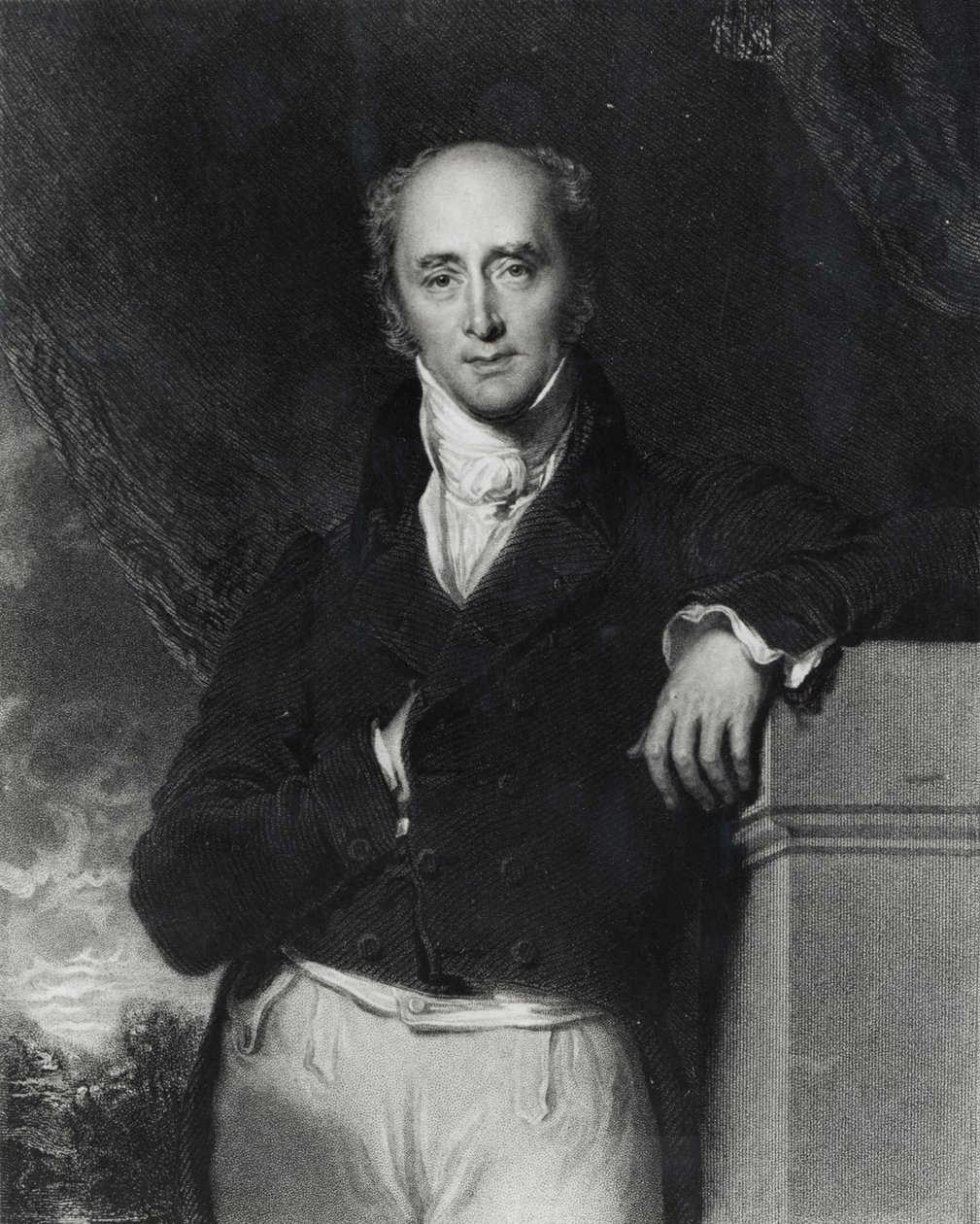 जे। कोचरन द्वारा सही माननीय चार्ल्स ग्रे, अर्ल ग्रे (1764-1845) का चित्र द्वारा थॉमस लॉरेंस