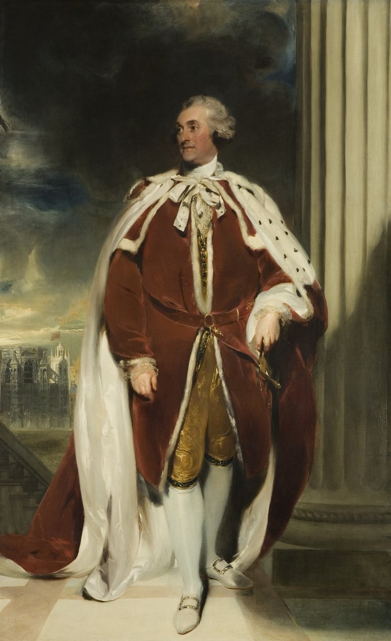 विलियम हेनरी कैवेंडिश-बेंटिंक, पोर्टलैंड के तीसरे ड्यूक Duke द्वारा थॉमस लॉरेंस