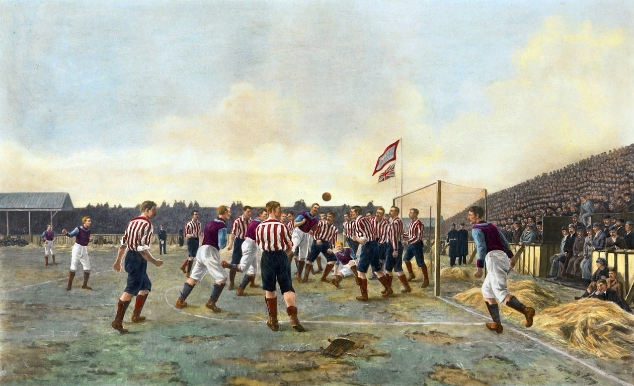 एस्टन विला वी सुंदरलैंड, 1893 द्वारा थॉमस मैरी मडावास्का हामी