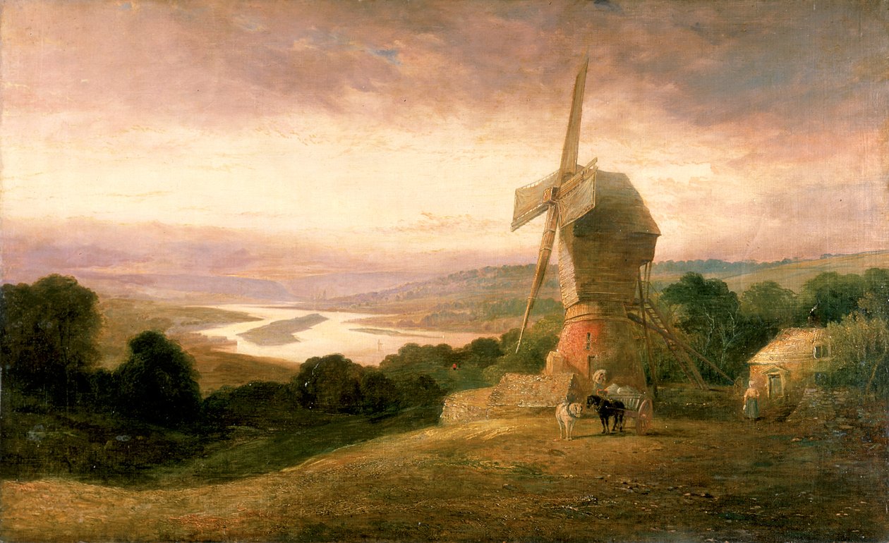 विंडमिल हिल्स, गेट्सहेड से tyne, c.1818 द्वारा थॉमस माइल्स रिचर्डसन