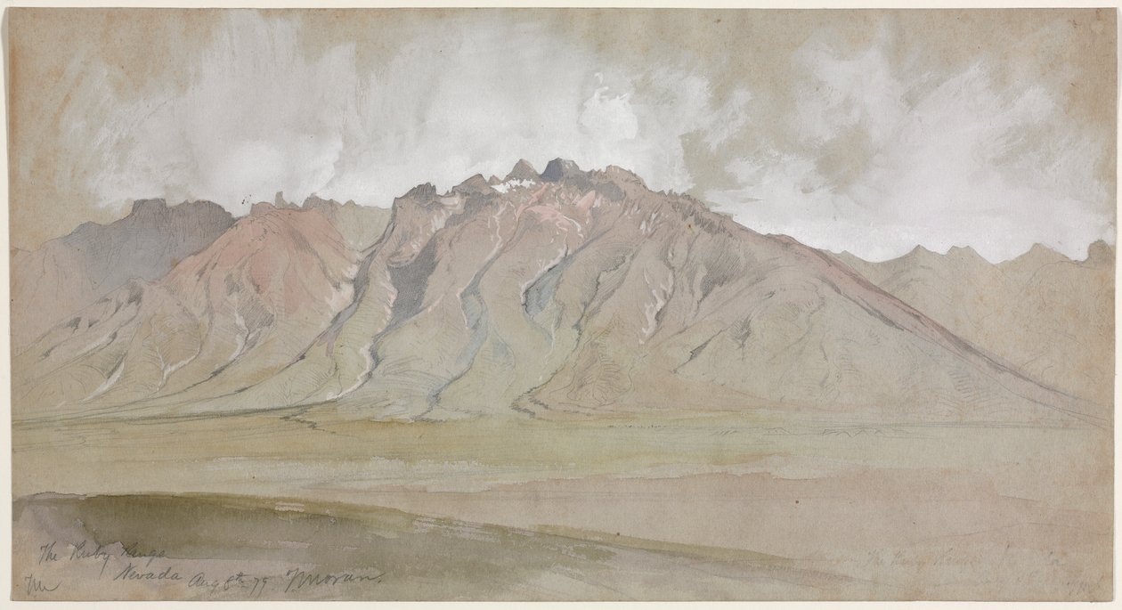 रूबी रेंज, नेवादा, 1879। द्वारा थॉमस मोरन