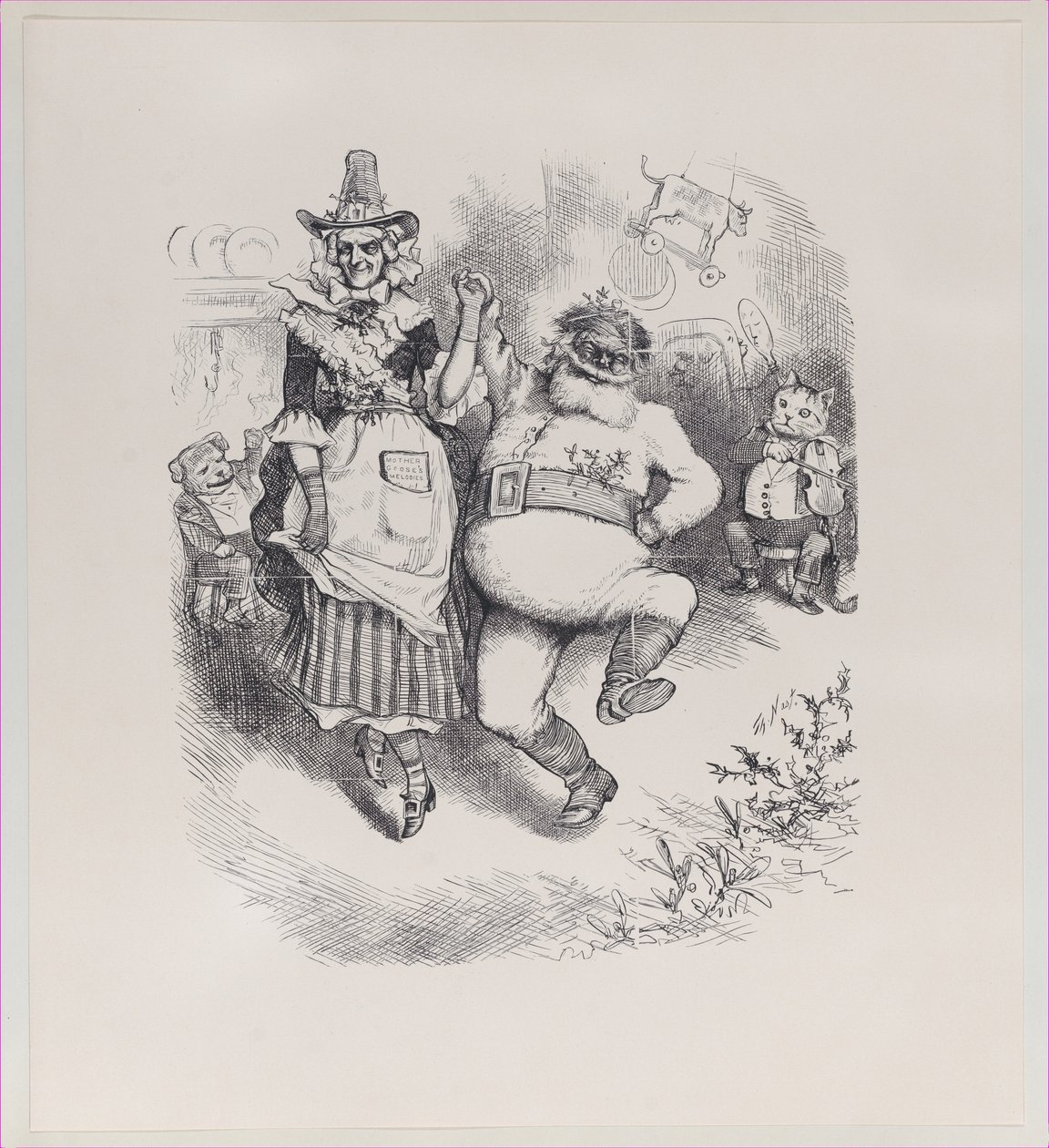 मेरी क्रिसमस, 3 जनवरी, 1880, 3 जनवरी, 1880। द्वारा थॉमस नास्ट