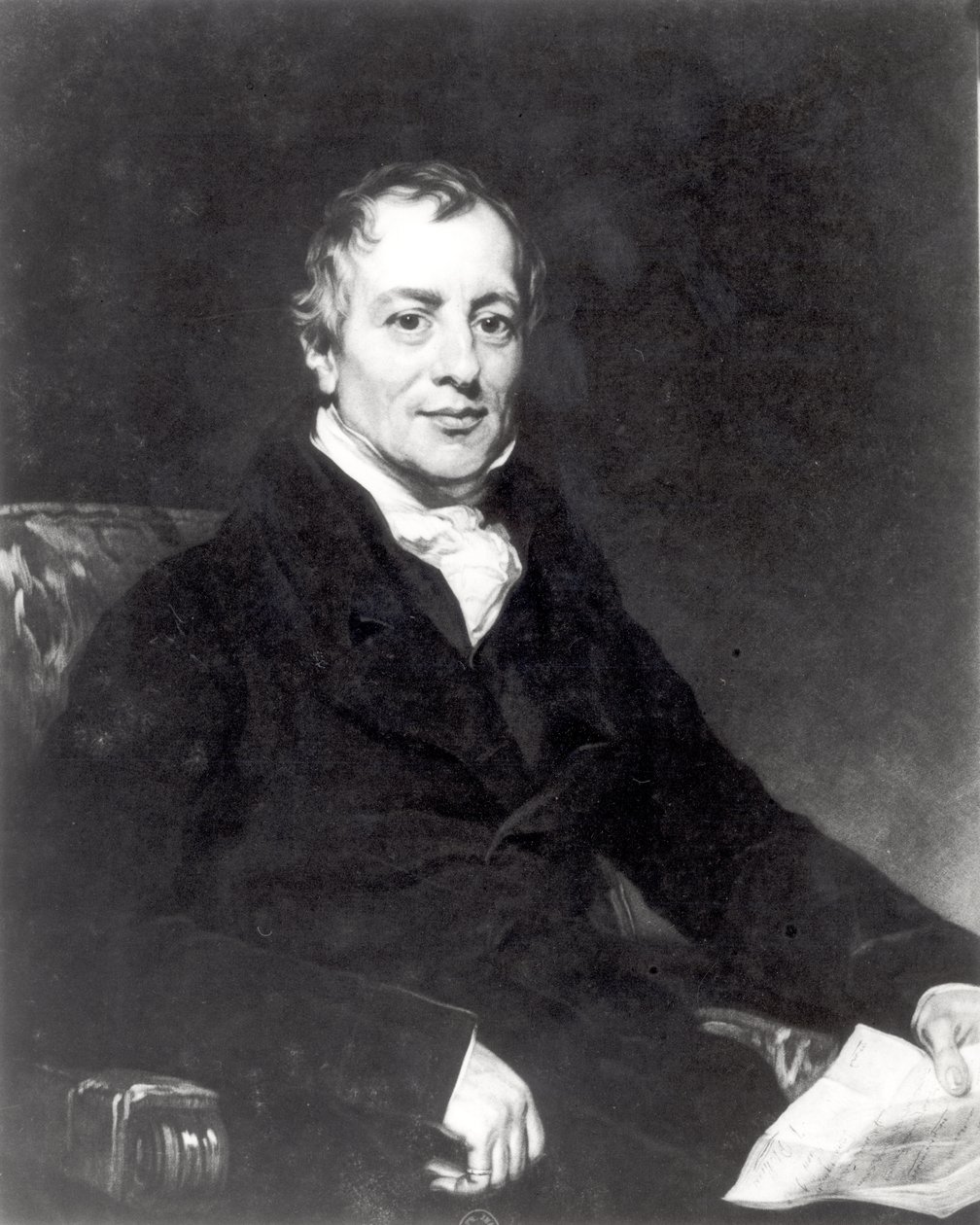 डेविड रिकार्डो का पोर्ट्रेट (1772-1823) थॉमस होडगेट्स द्वारा उत्कीर्ण द्वारा थॉमस फिलिप्स