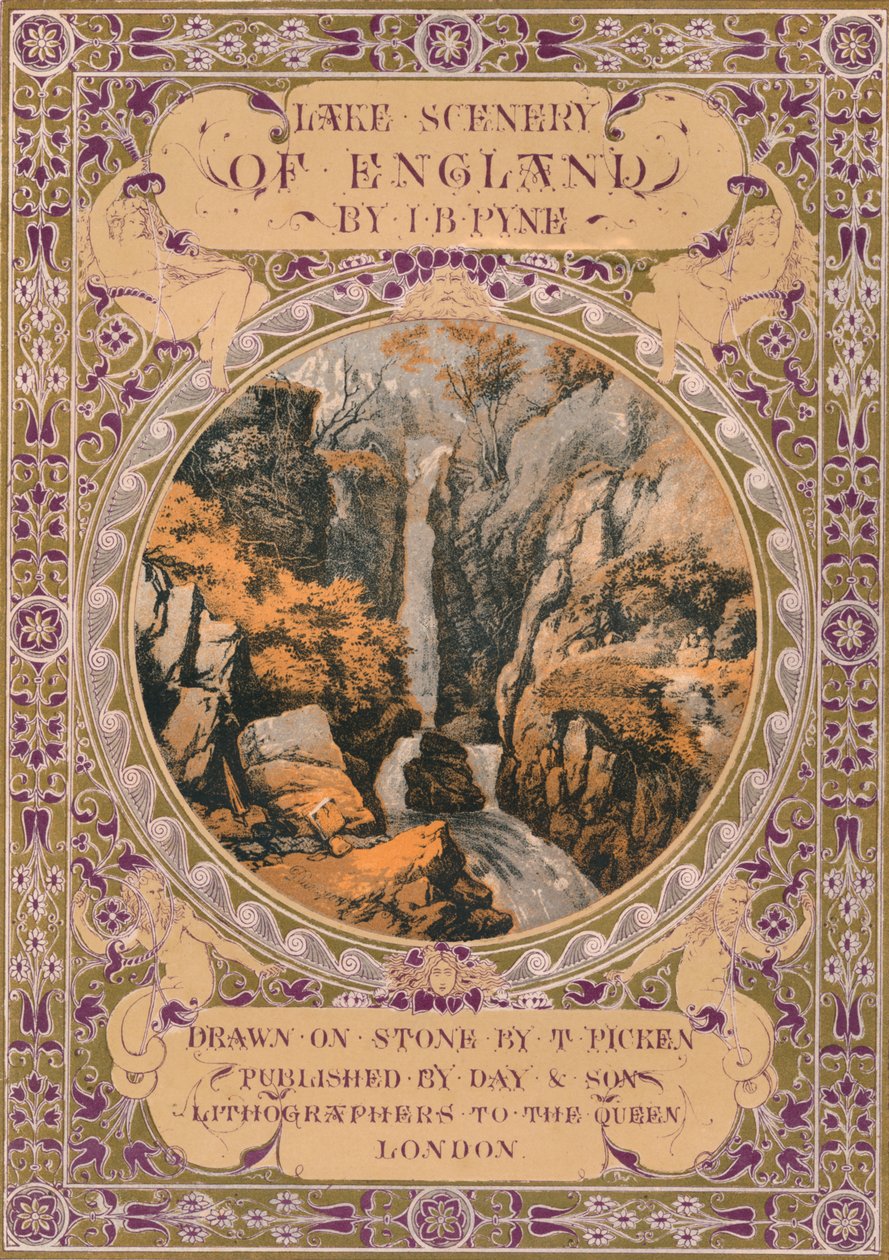 1850 के दशक में JB Pyne द्वारा इंग्लैंड के झील के सामने का मैदान। द्वारा थॉमस पिकेन
