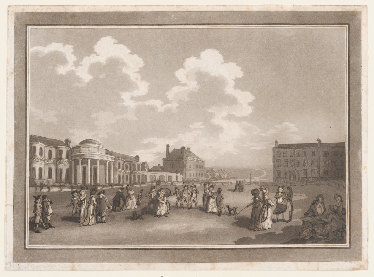 द स्टाइन एन एक्सर्सन टू ब्राइटहेल्मस्टोन, 1 जून, 1790., 1 जून, 1790। निर्माता: थॉमस रोलैंडसन, सैमुअल अल्केन। द्वारा थॉमस रोलैंडसन, सैमुअल अल्केनो