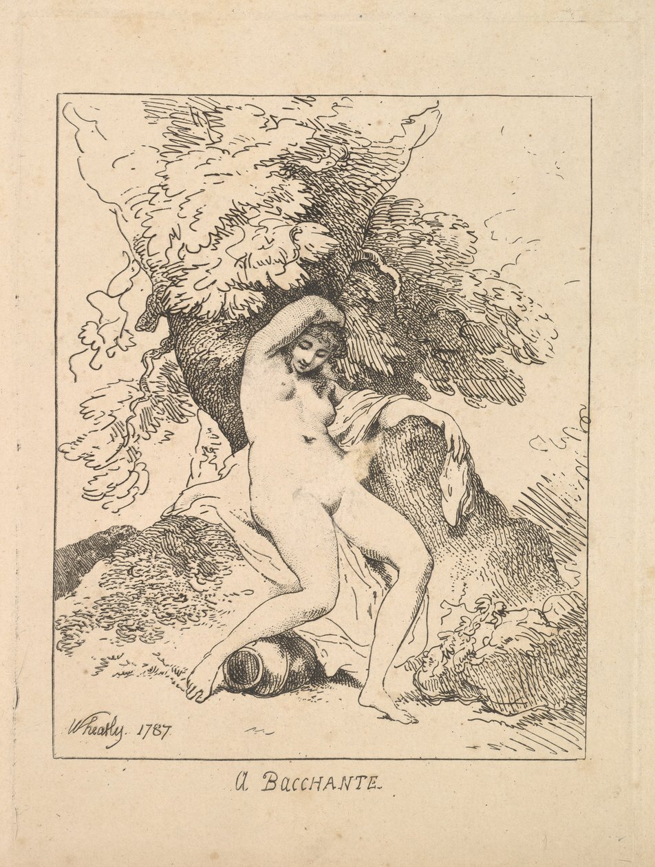 ए बैचेन्टे, 1787। द्वारा थॉमस रोलैंड्सन