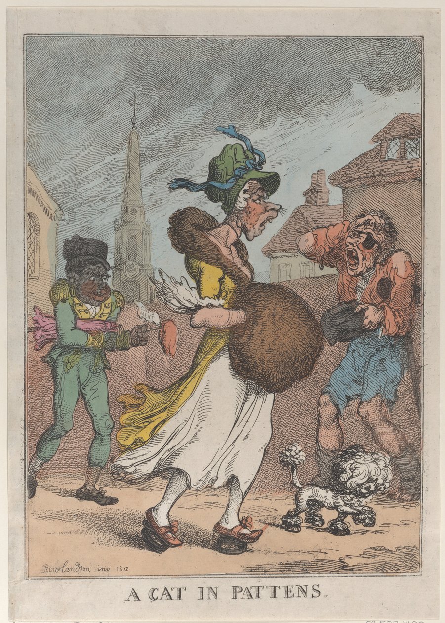 पैटेंस में एक बिल्ली, 1812., 1812। द्वारा थॉमस रोलैंड्सन