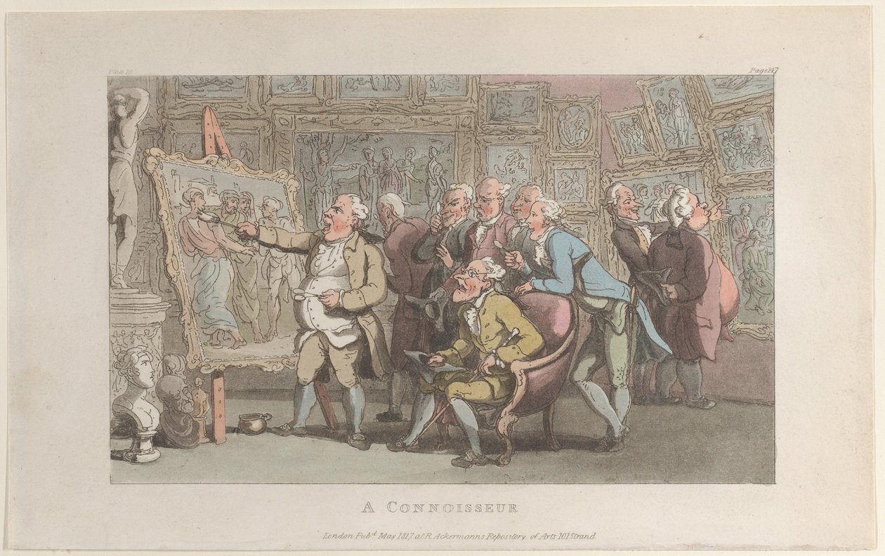 एक पारखी, वेकफील्ड के विकर से, मई 1817, मई 1817। द्वारा थॉमस रोलैंड्सन