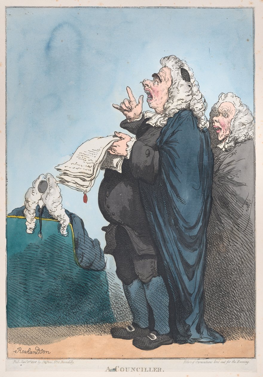 ए काउंसलर [sic], 1 जनवरी, 1801., 1 जनवरी, 1801। द्वारा थॉमस रोलैंड्सन